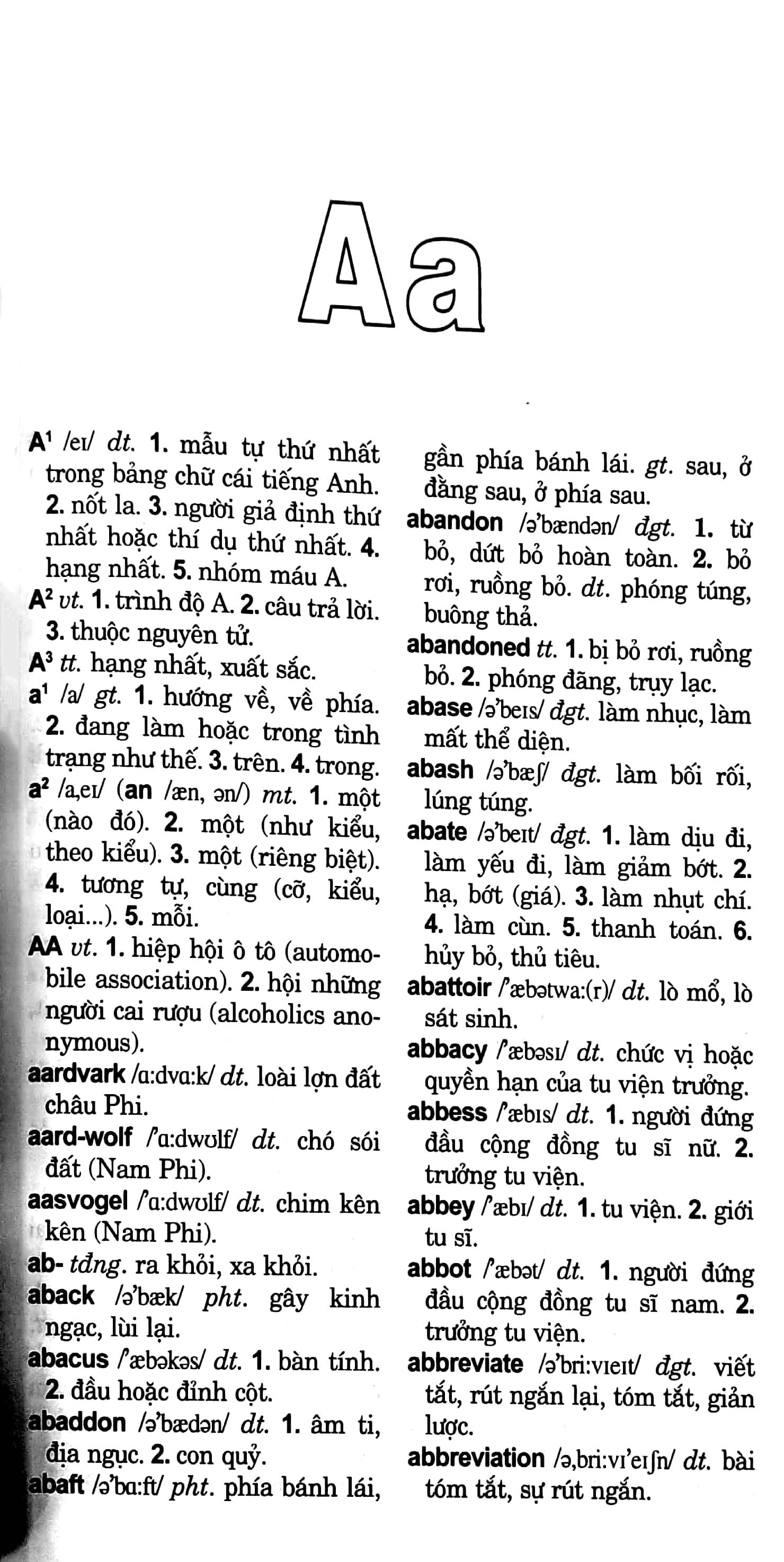 từ điển anh-việt 125.000 từ (tái bản 2024) - Ảnh 5