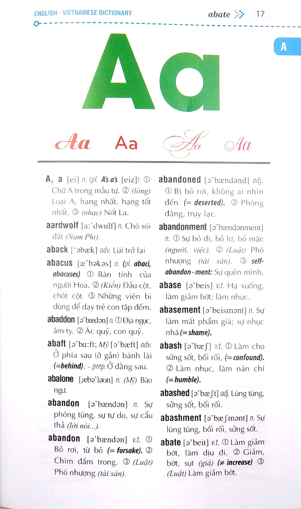 từ điển anh việt 300000 mục từ và định nghĩa (tái bản) - bìa cứng - Ảnh 5