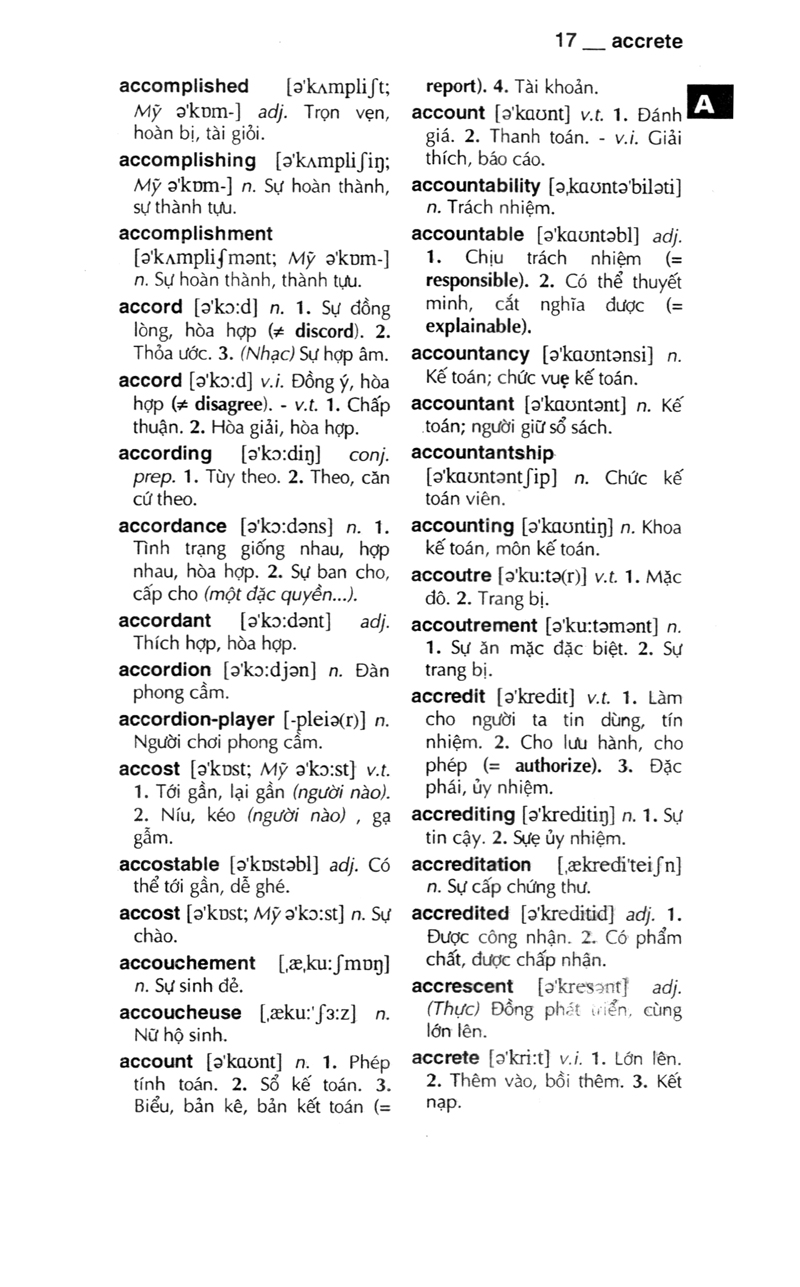 từ điển anh - việt 340.000 mục từ và định nghĩa (tái bản 2022) (bìa cứng) - Ảnh 13