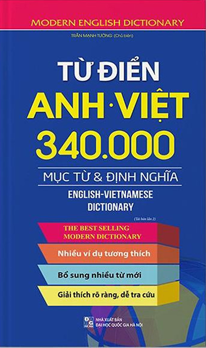 từ điển anh - việt 340.000 mục từ và định nghĩa (tái bản 2022) (bìa cứng) - Ảnh 2