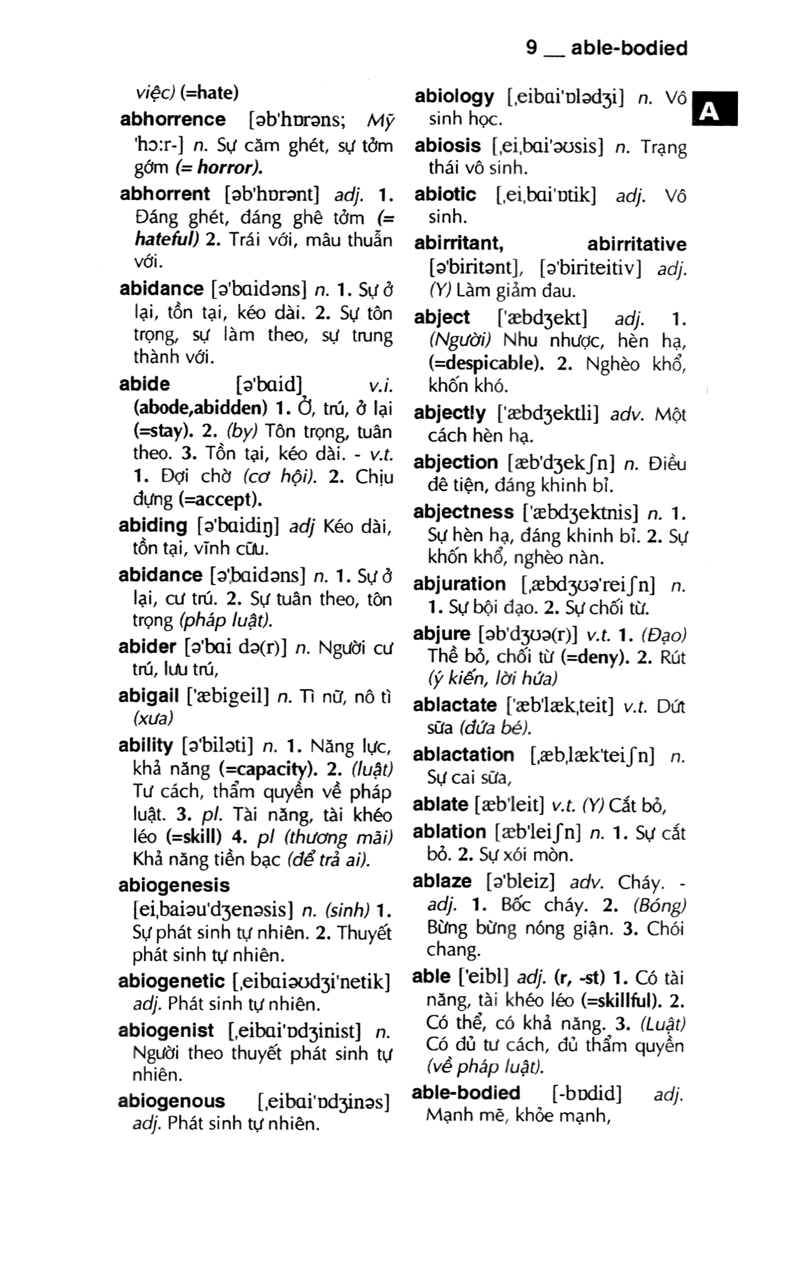 từ điển anh - việt 340.000 mục từ và định nghĩa (tái bản 2022) (bìa cứng) - Ảnh 5