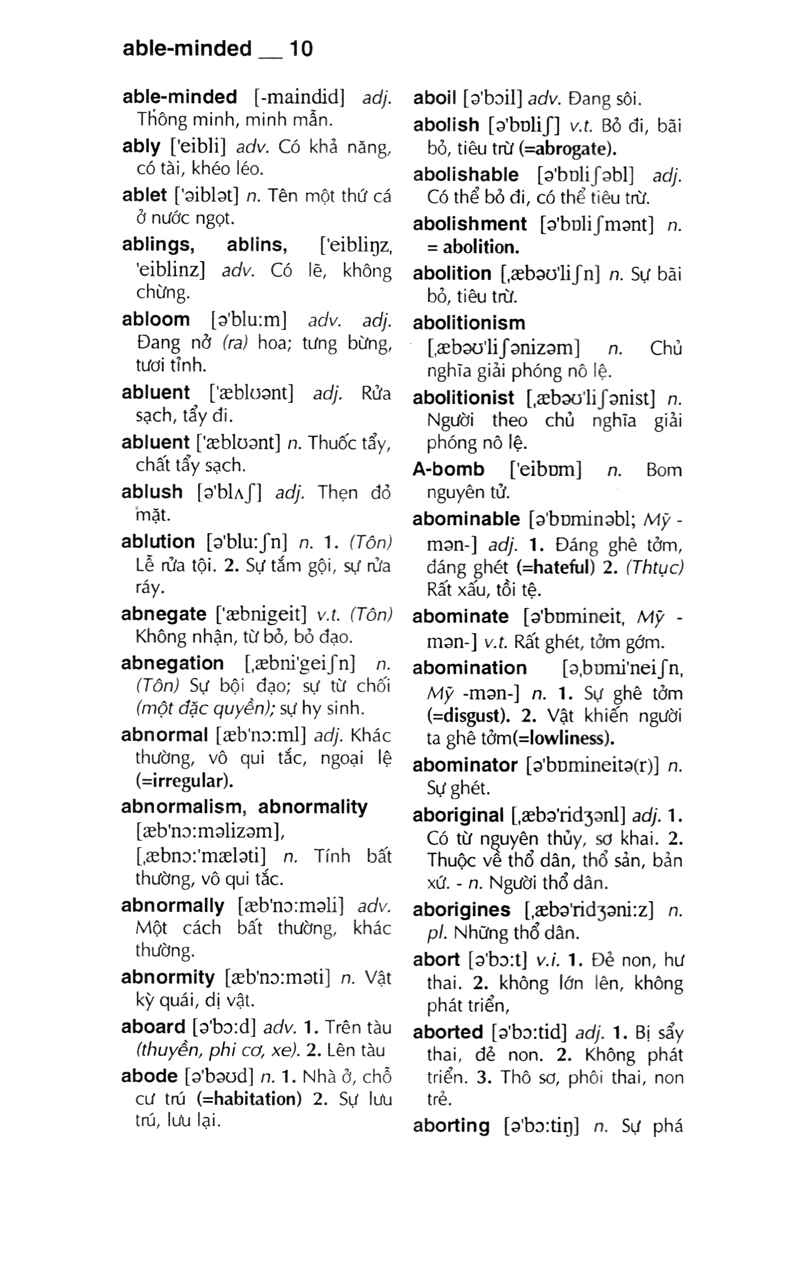 từ điển anh - việt 340.000 mục từ và định nghĩa (tái bản 2022) (bìa cứng) - Ảnh 6