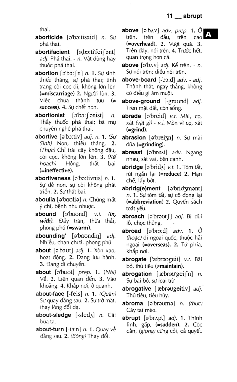 từ điển anh - việt 340.000 mục từ và định nghĩa (tái bản 2022) (bìa cứng) - Ảnh 7