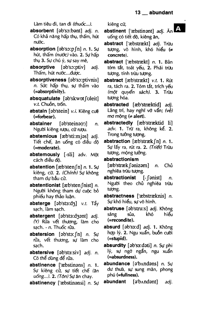từ điển anh - việt 340.000 mục từ và định nghĩa (tái bản 2022) (bìa cứng) - Ảnh 9