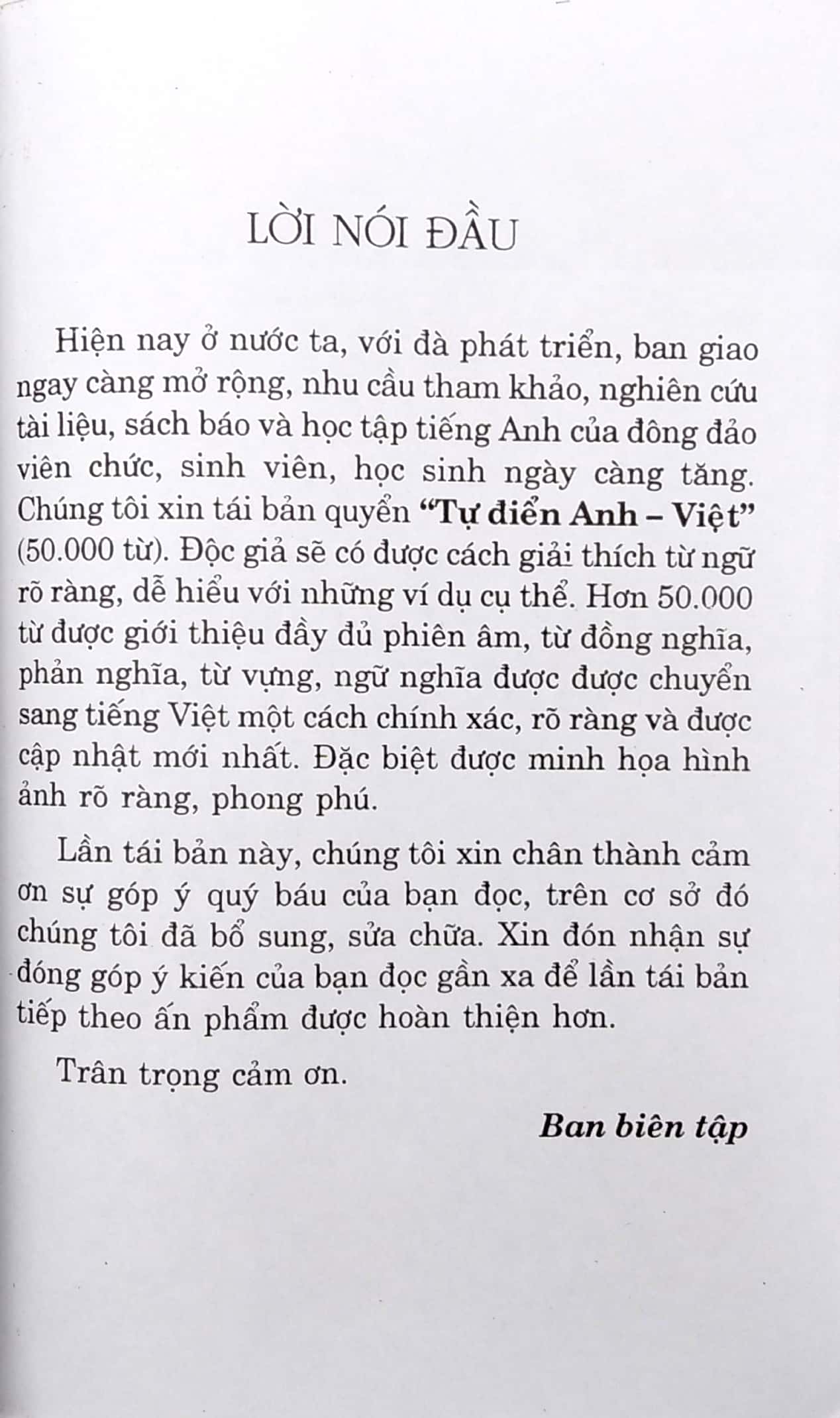 từ điển anh việt 50.000 từ (2016) - Ảnh 3