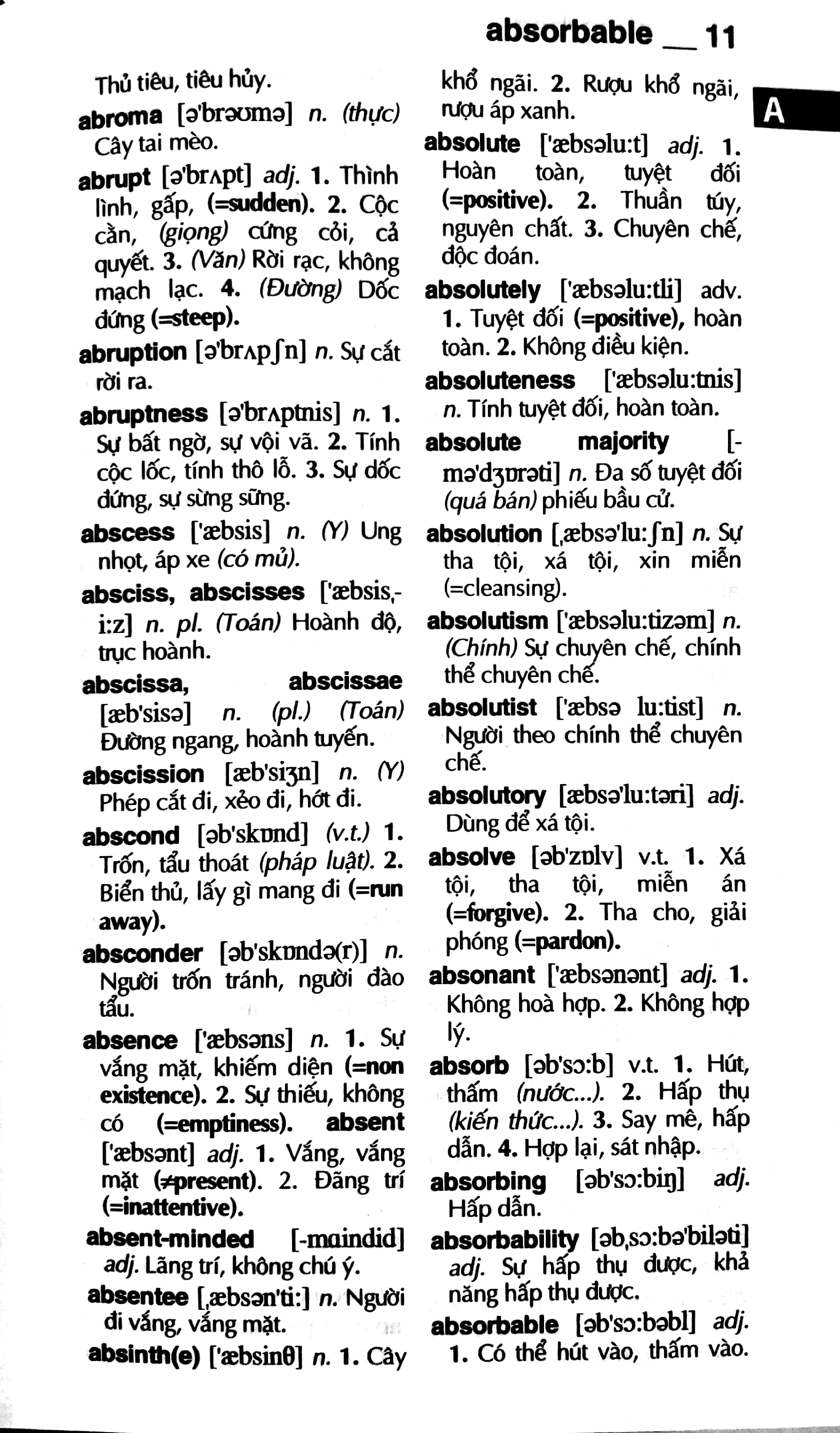 từ điển anh-việt 75.000 mục từ và định nghĩa - bìa cứng - Ảnh 7