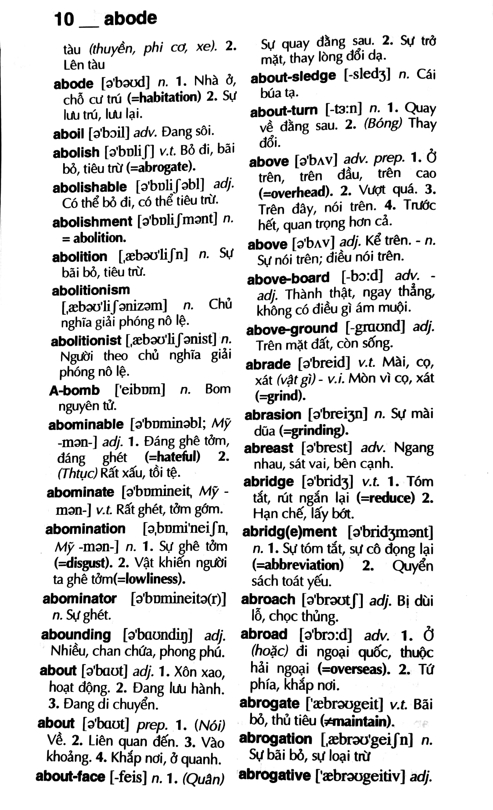 từ điển anh-việt - 75000 mục từ và định nghĩa (tái bản 2023) - Ảnh 6