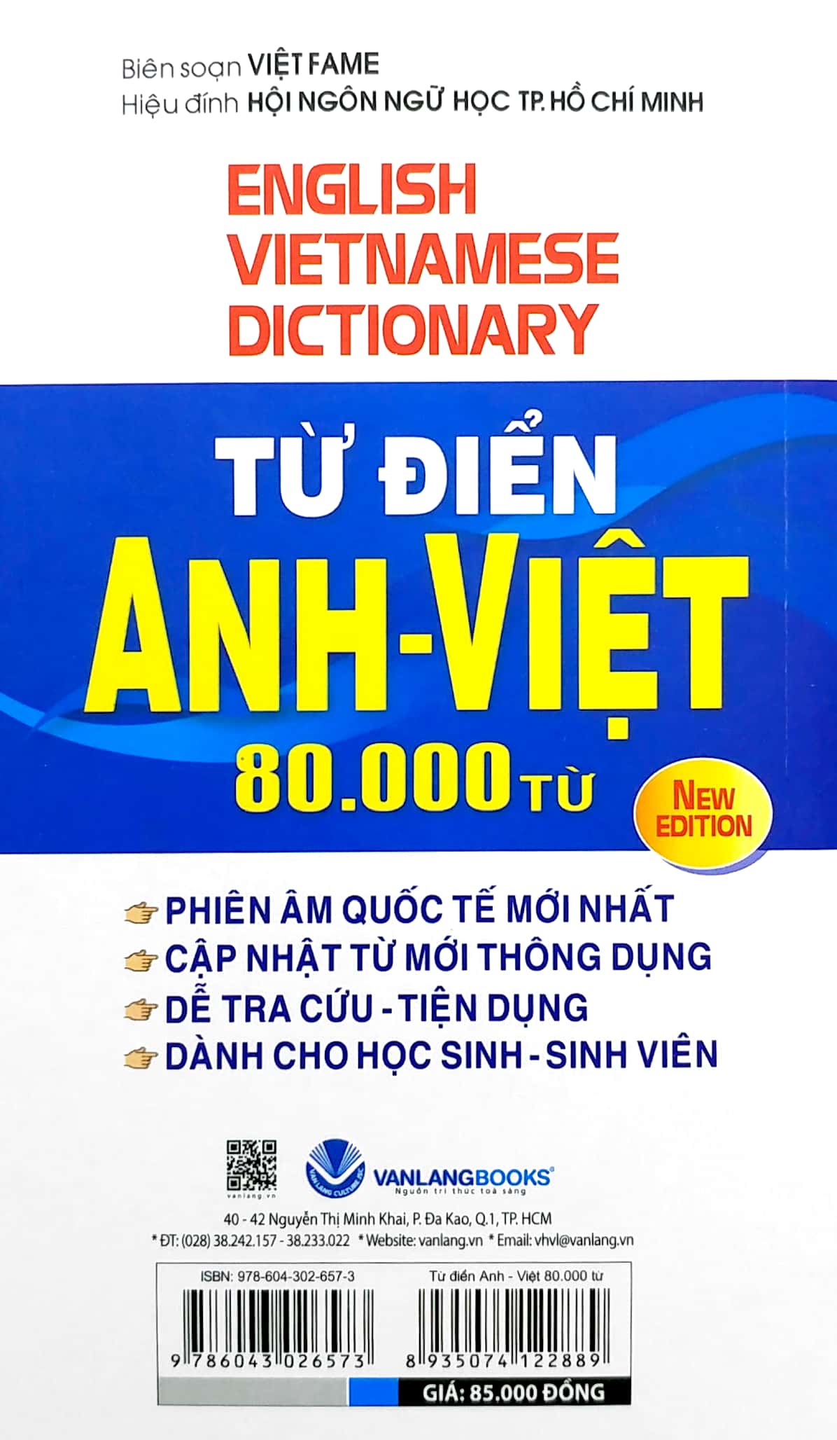 từ điển anh - việt 80.000 từ (tái bản) - Ảnh 6
