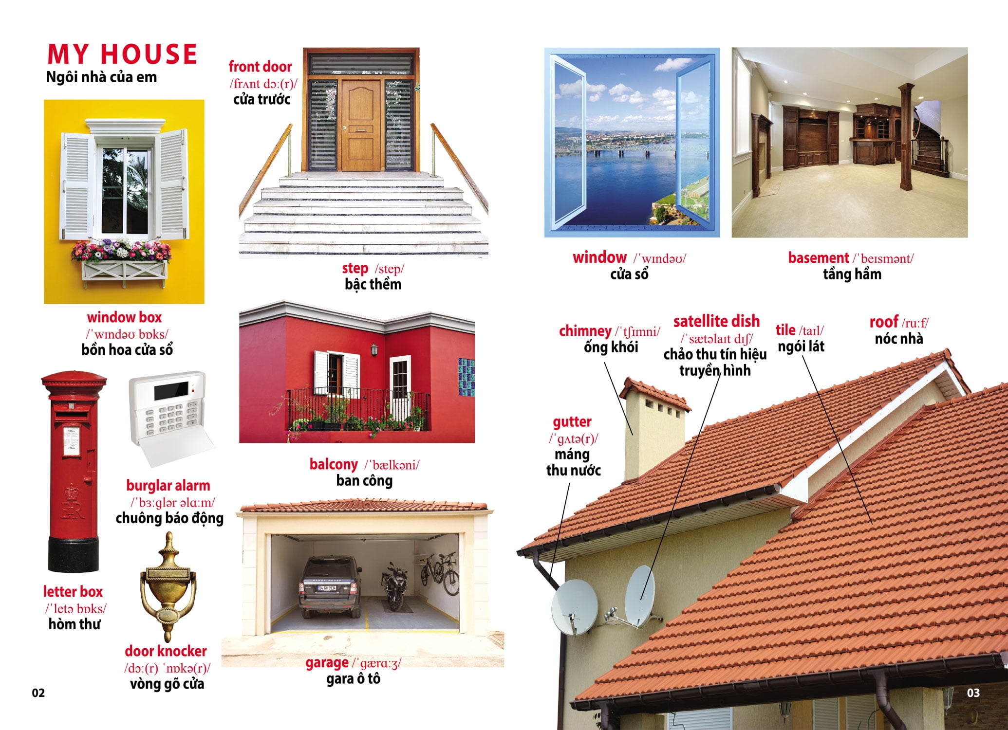 từ điển anh-việt bằng hình - ngôi nhà của bé - Ảnh 4