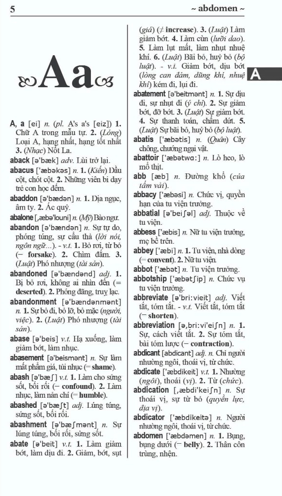 Từ Điển Anh-Việt - English-Vietnamese Dictionary - 100000 Từ - Ảnh 3