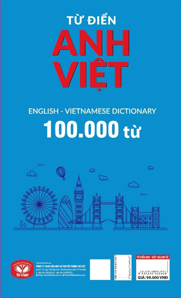 Từ Điển Anh-Việt - English-Vietnamese Dictionary - 100000 Từ - Ảnh 5