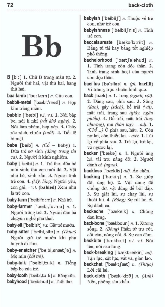 Tu Dien Anh-Viet - English-Vietnamese Dictionary - 200000 Tu - Ảnh 4