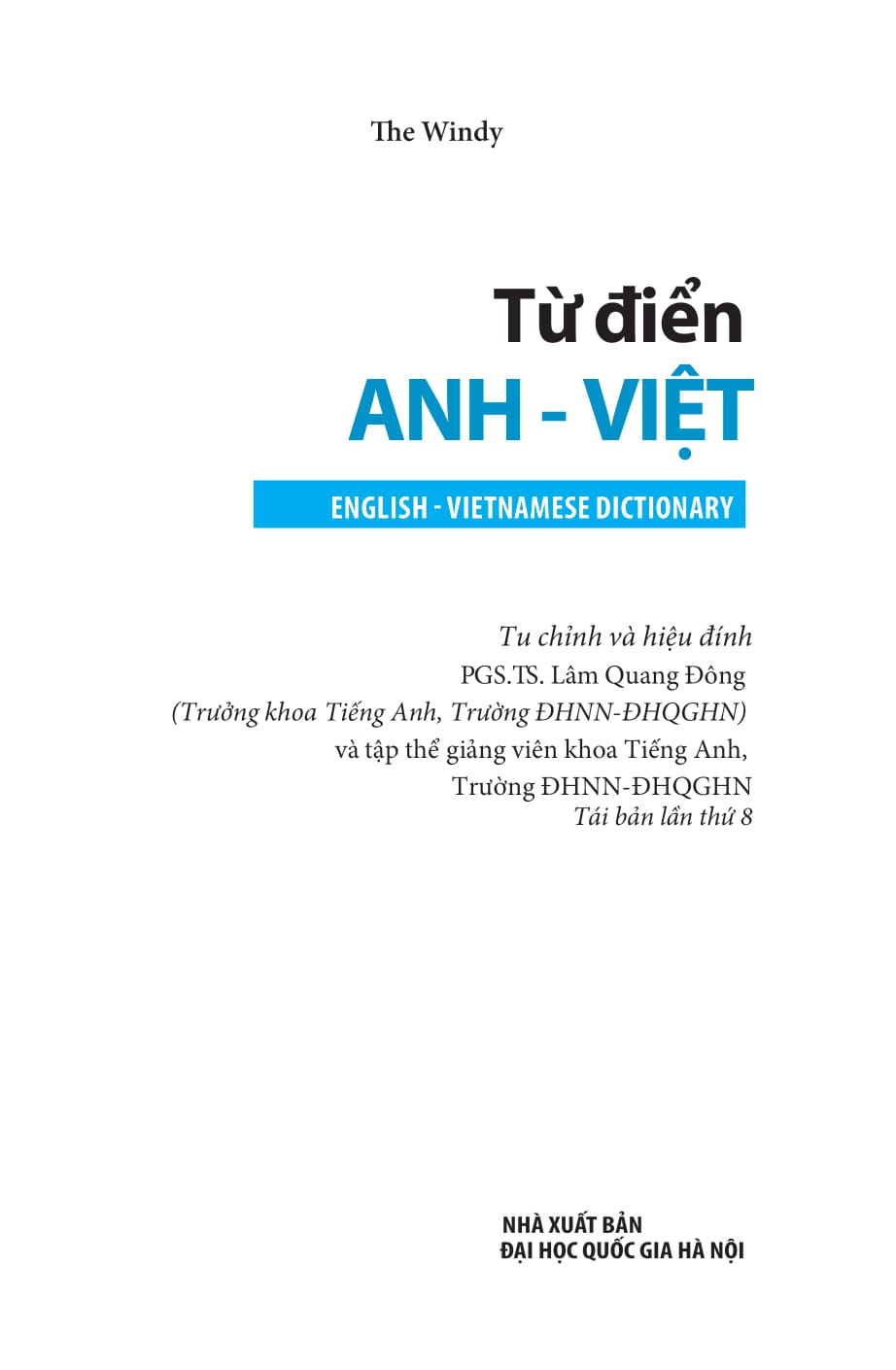 Từ Điển Anh-Việt (Tái Bản 2025) - Ảnh 3
