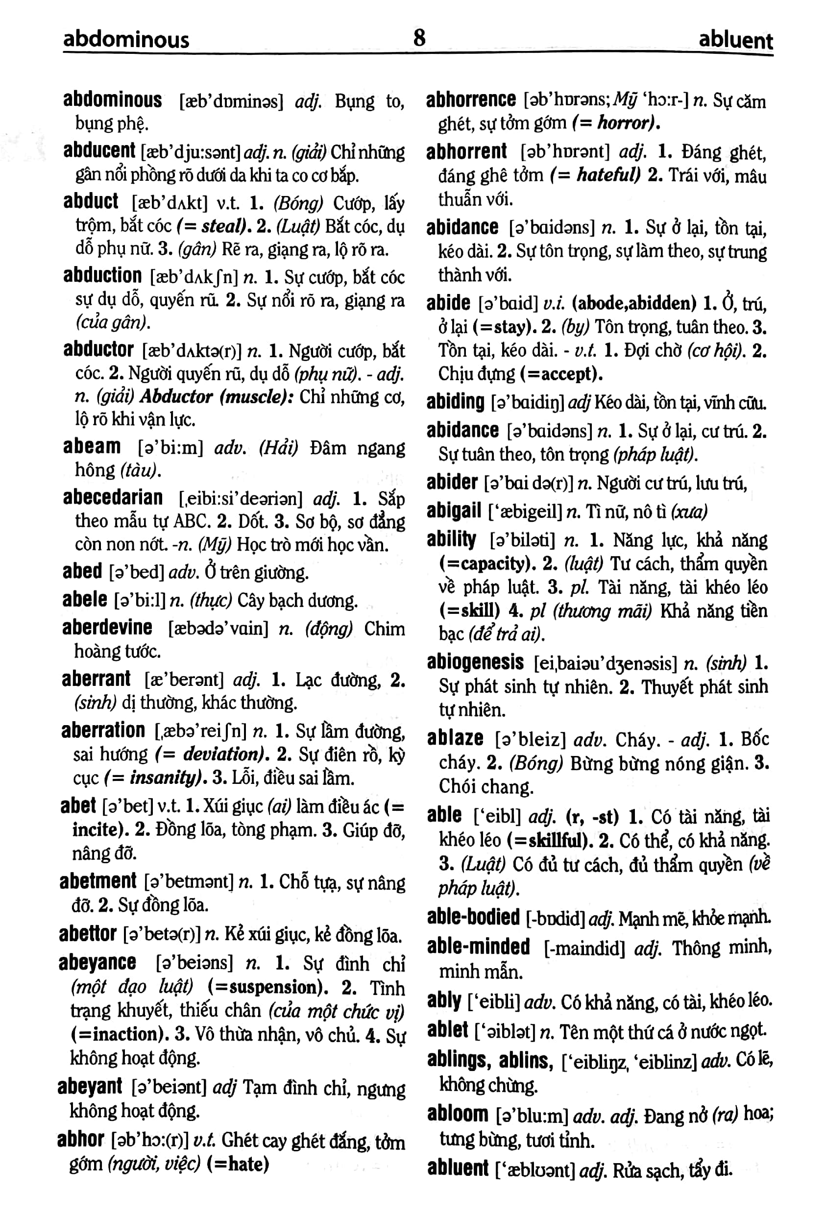 từ điển anh - việt trên 135.000 từ (bìa cứng) (tái bản lần 4) - Ảnh 5
