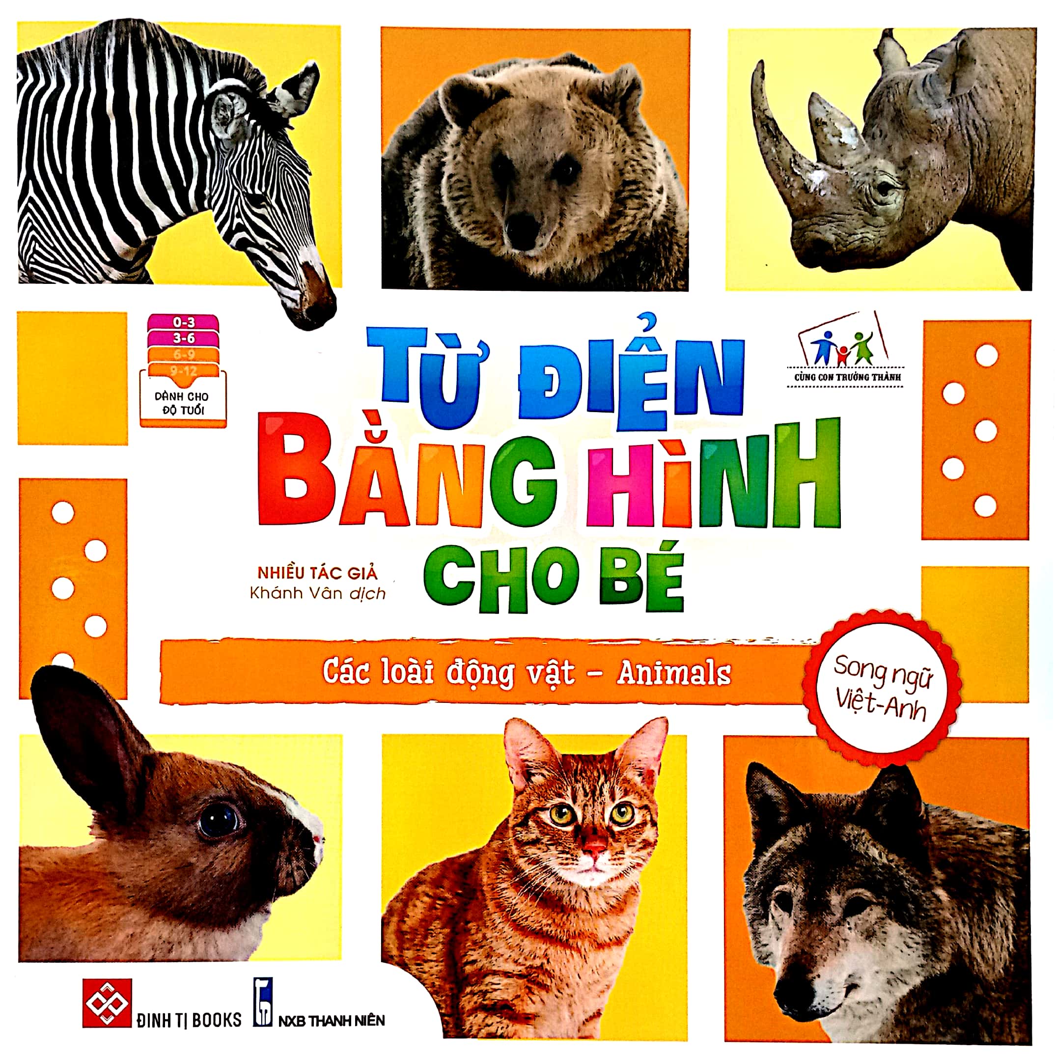 từ điển bằng hình cho bé - các loài động vật - animals - Ảnh 2