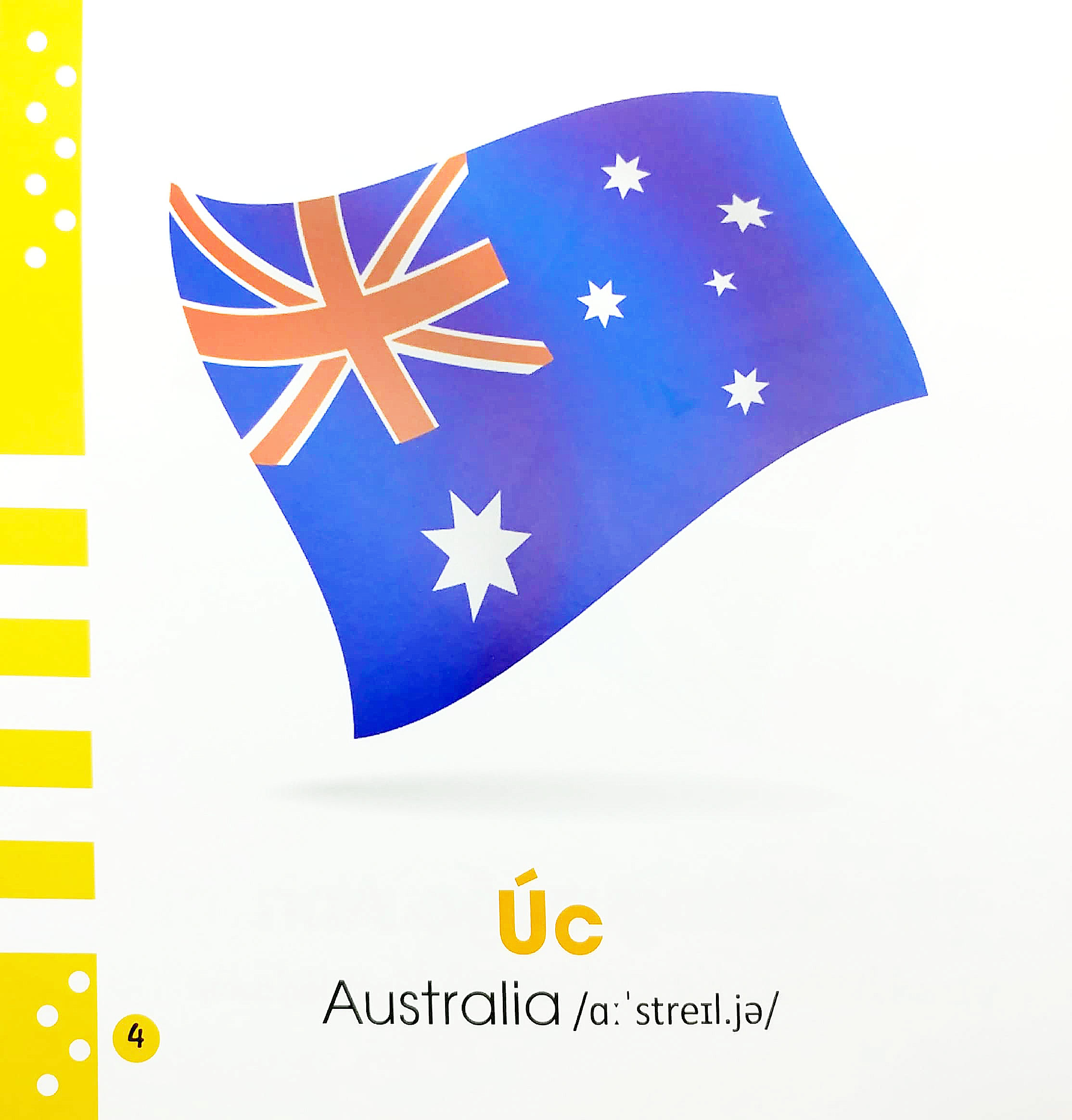 từ điển bằng hình cho bé - quốc kỳ trên thế giới - flags - Ảnh 5