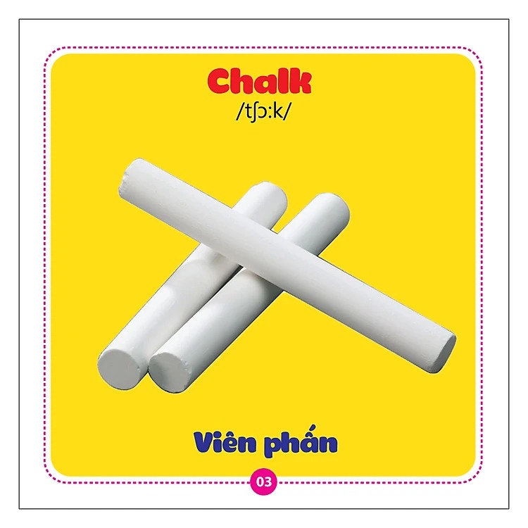 từ điển bằng hình cho bé - song ngữ anh việt - đồ dùng học tập - Ảnh 5