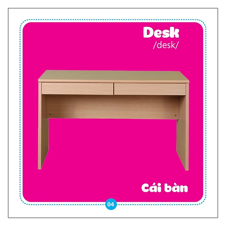 từ điển bằng hình cho bé - song ngữ anh việt - đồ dùng học tập - Ảnh 6