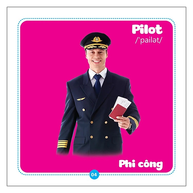 từ điển bằng hình cho bé - song ngữ anh việt - nghề nghiệp - Ảnh 6