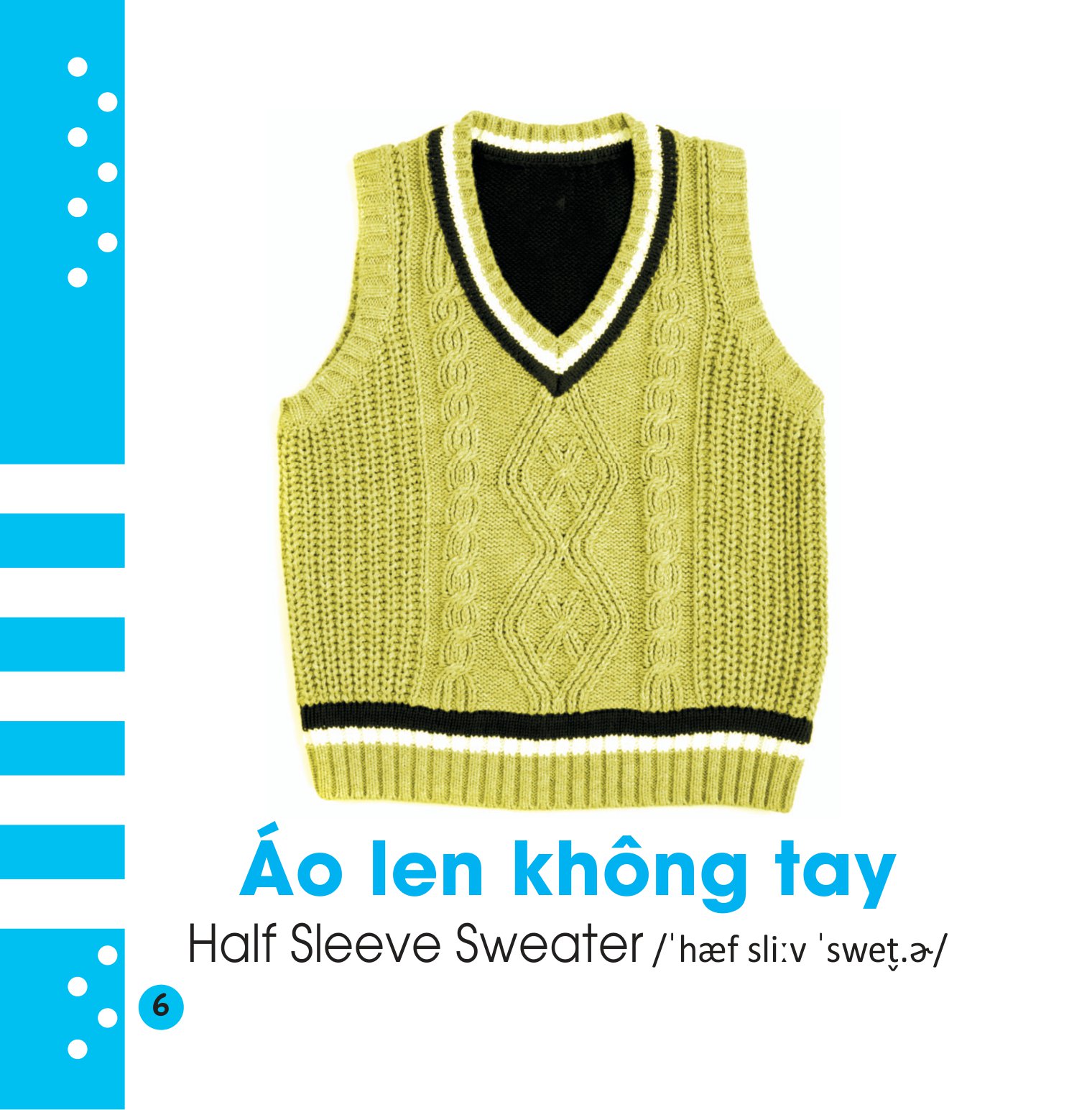 từ điển bằng hình cho bé - trang phục và phụ kiện - clothes and accessories - Ảnh 7