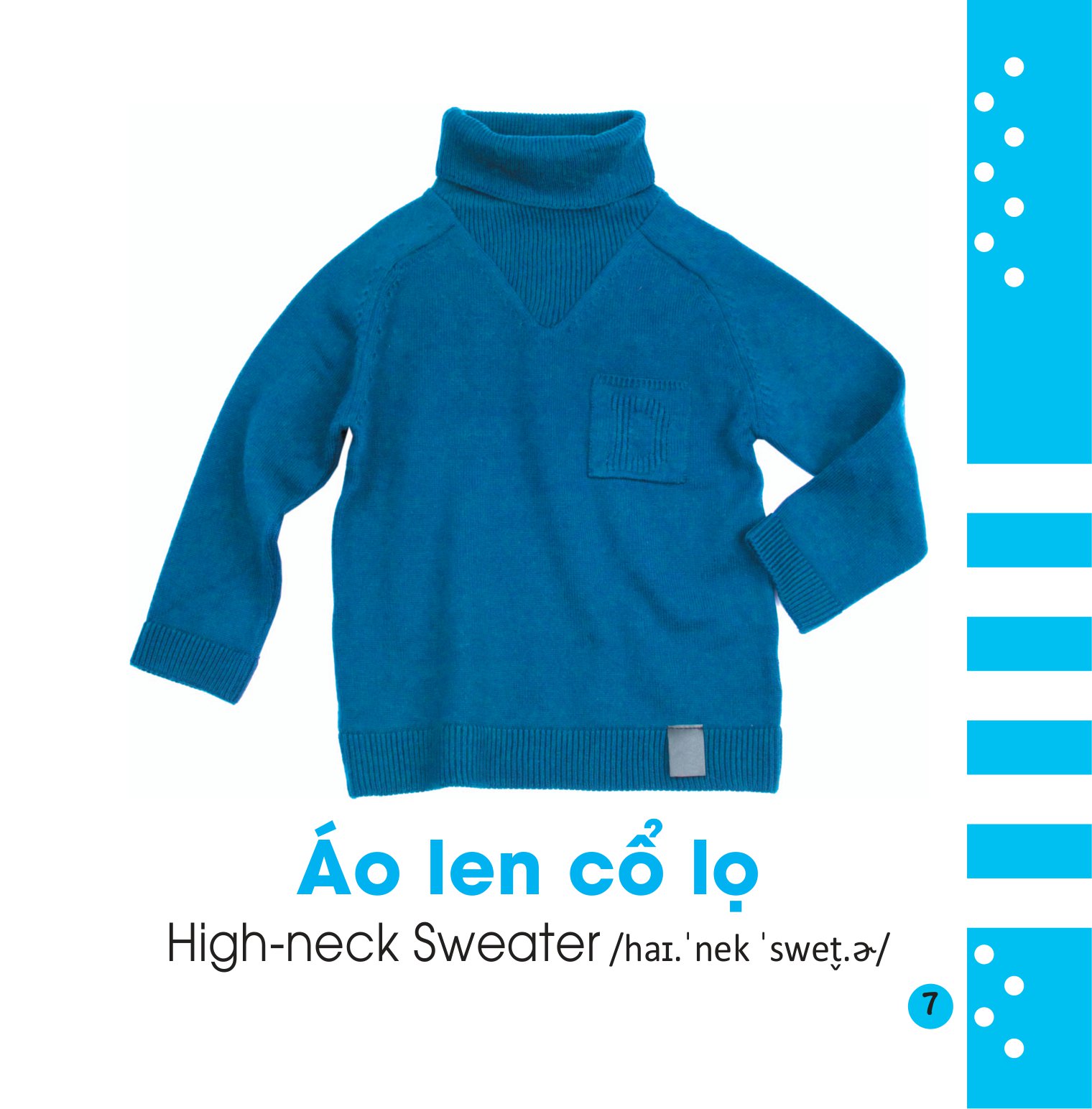 từ điển bằng hình cho bé - trang phục và phụ kiện - clothes and accessories - Ảnh 8