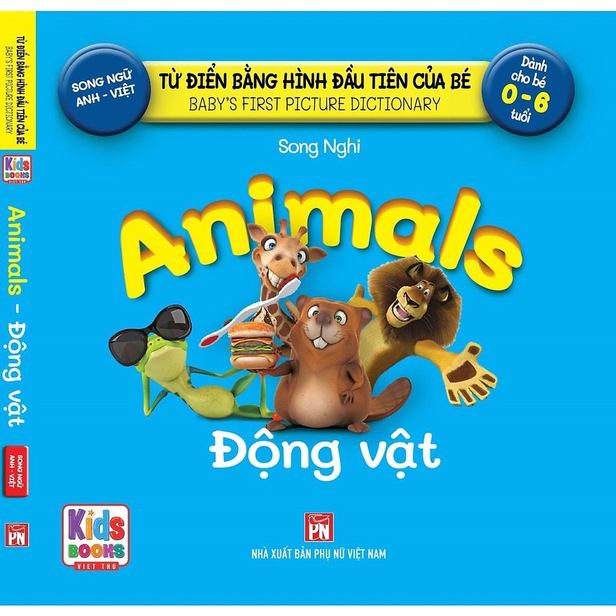 từ điển bằng hình đầu tiên của bé - animals - động vật - Ảnh 2