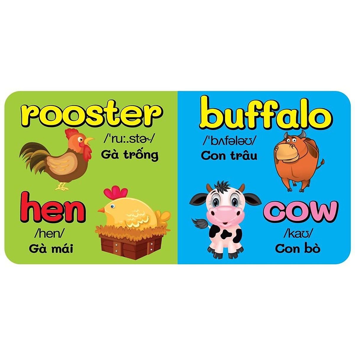 từ điển bằng hình đầu tiên của bé - animals - động vật - Ảnh 5