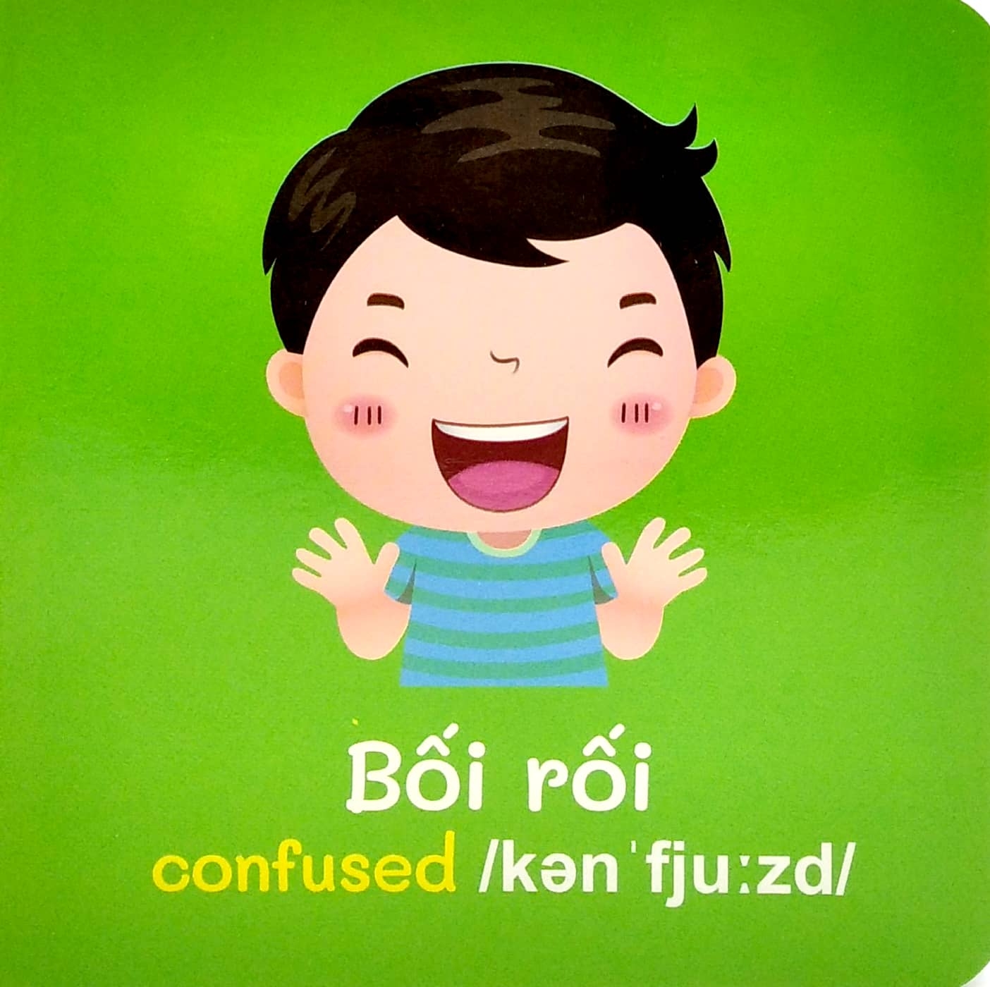 từ điển bằng hình đầu tiên của bé - baby's first picture dictionary - emotions - cảm xúc - Ảnh 4