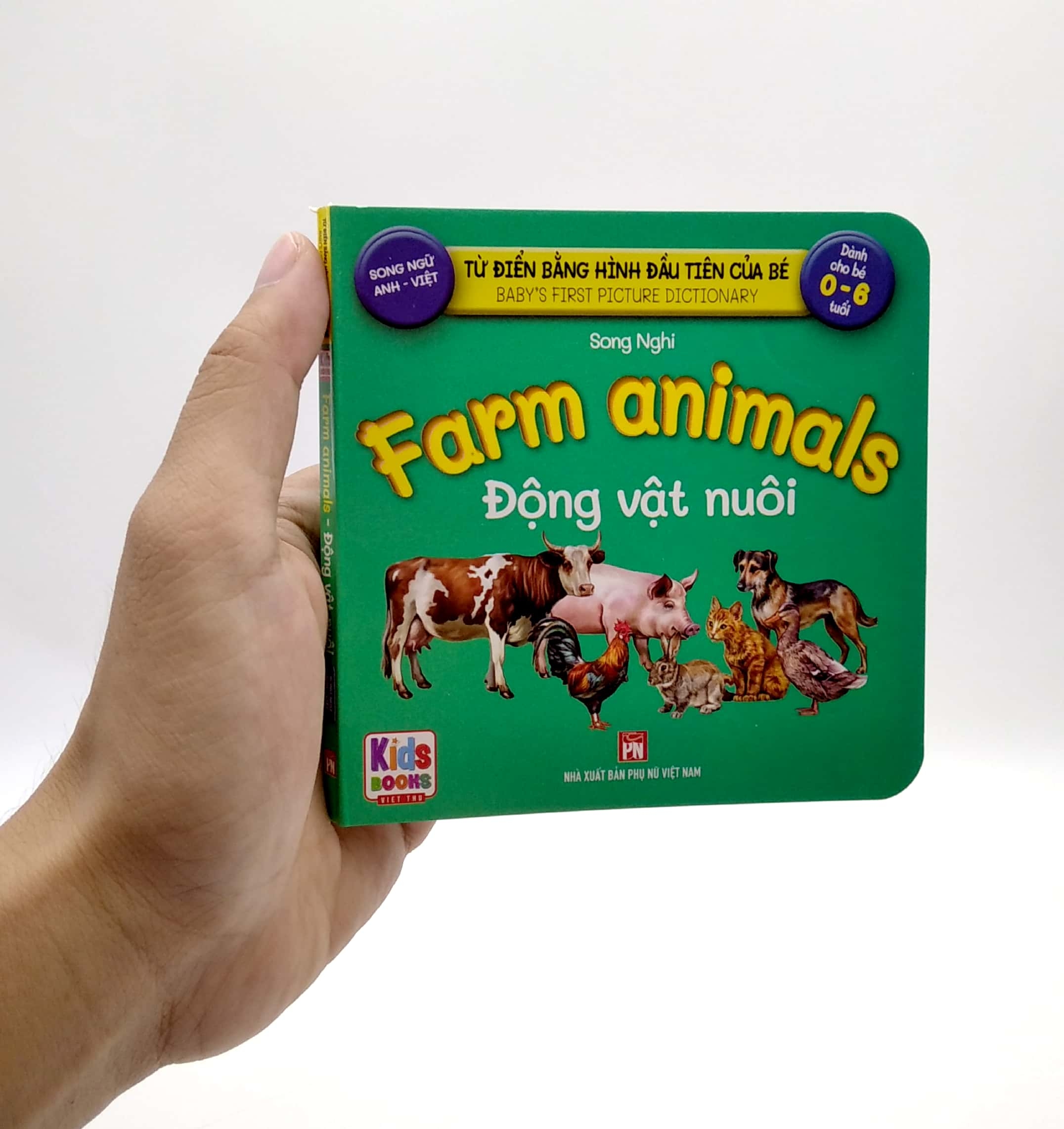 từ điển bằng hình đầu tiên của bé - baby's first picture dictionary - farm animals - động vật nuôi - Ảnh 7