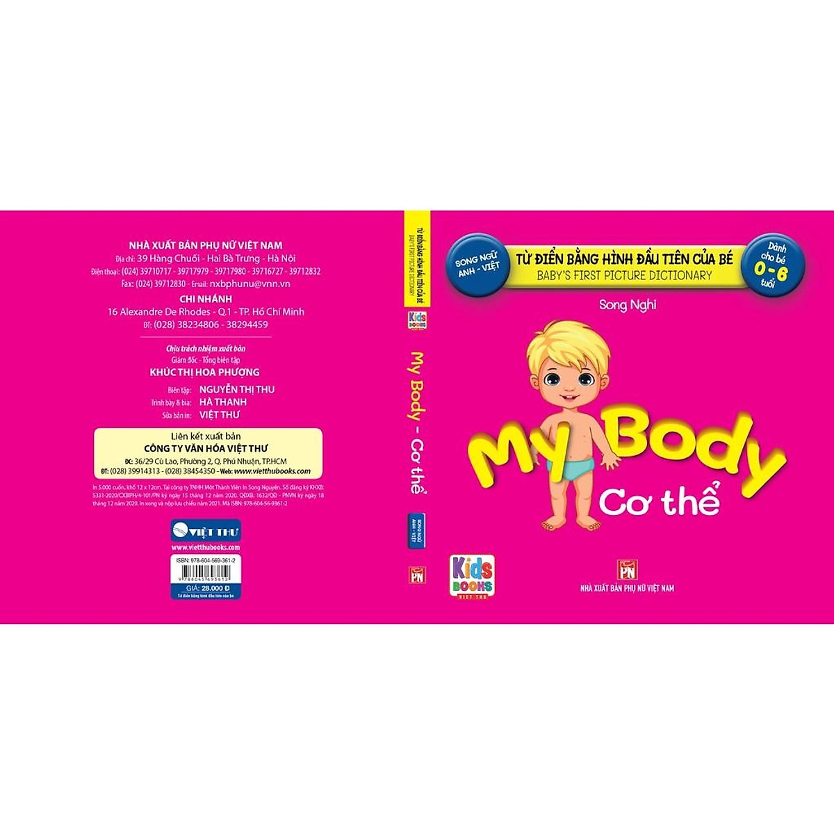 từ điển bằng hình đầu tiên của bé - my body - cơ thể - Ảnh 4