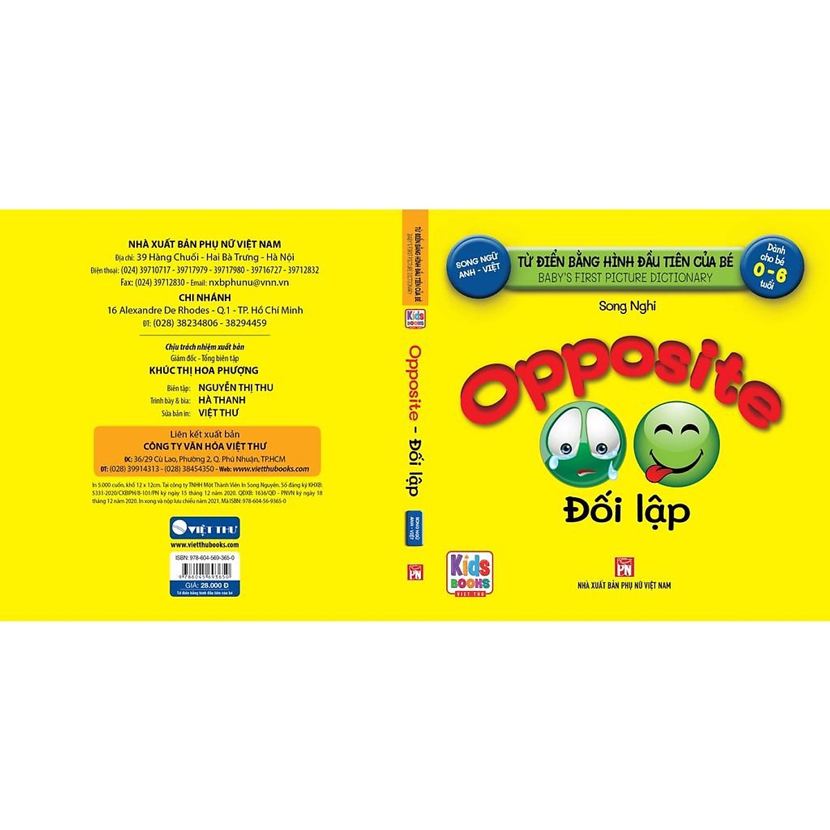 từ điển bằng hình đầu tiên của bé - opposite - đối lập - Ảnh 3