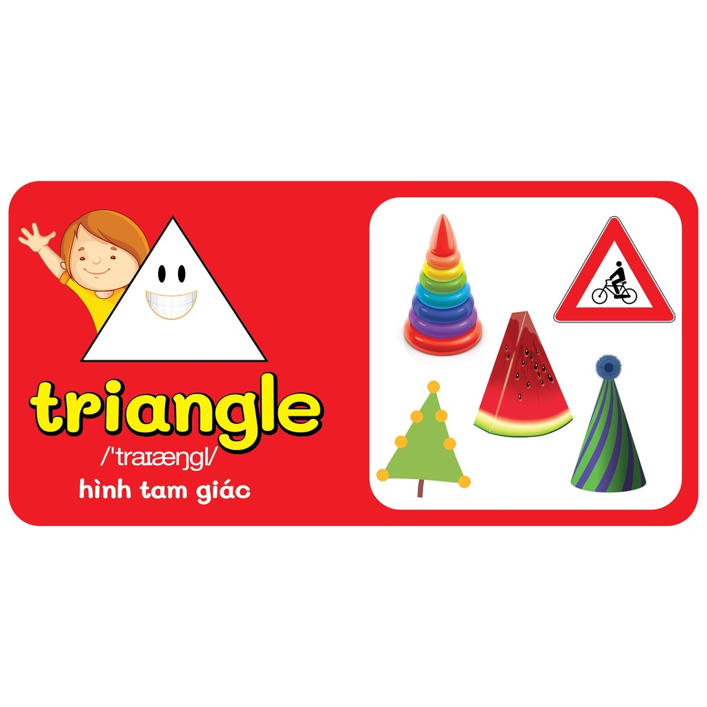từ điển bằng hình đầu tiên của bé - shapes - hình dạng - Ảnh 3