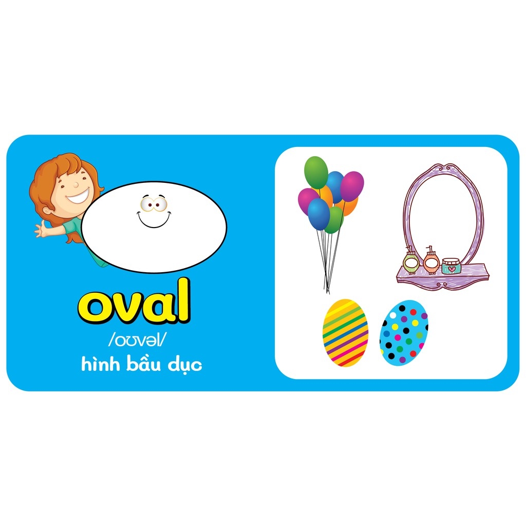 từ điển bằng hình đầu tiên của bé - shapes - hình dạng - Ảnh 4