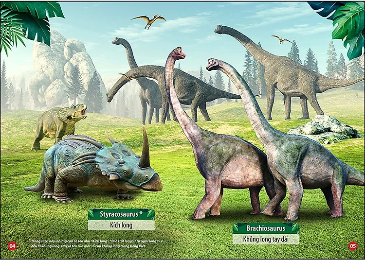 từ điển bằng hình - song ngữ anh-việt - thế giới khủng long - Ảnh 3