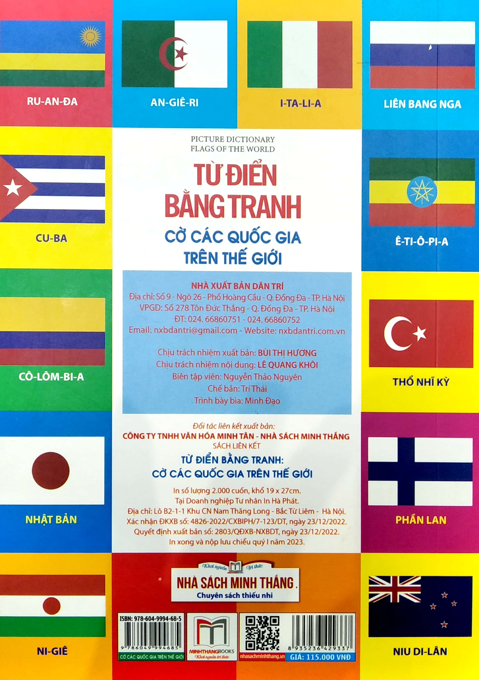 từ điển bằng tranh - cờ các quốc gia trên thế giới (tái bản 2023) - Ảnh 6