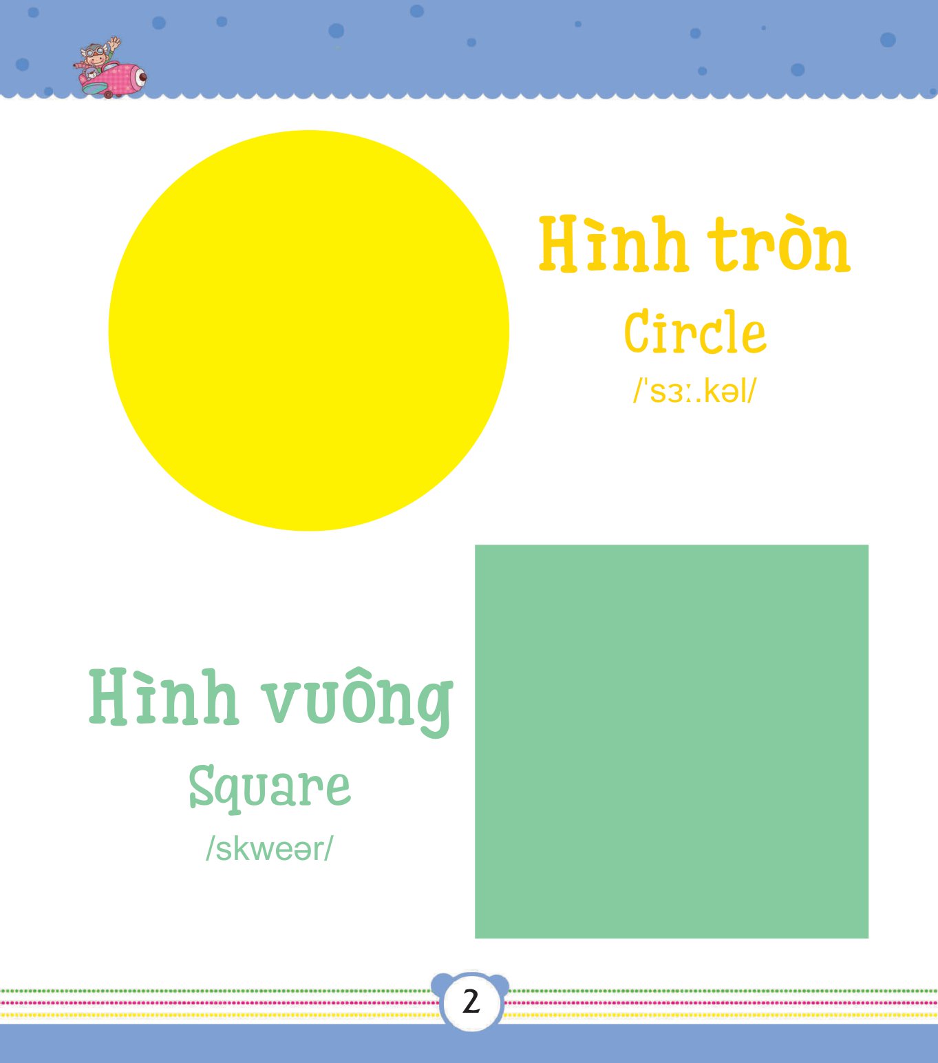 từ điển bằng tranh dành cho trẻ em - màu sắc và hình dạng - Ảnh 3