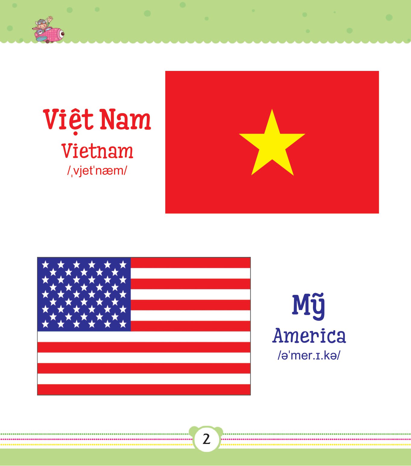 từ điển bằng tranh dành cho trẻ em - quốc kỳ - Ảnh 3