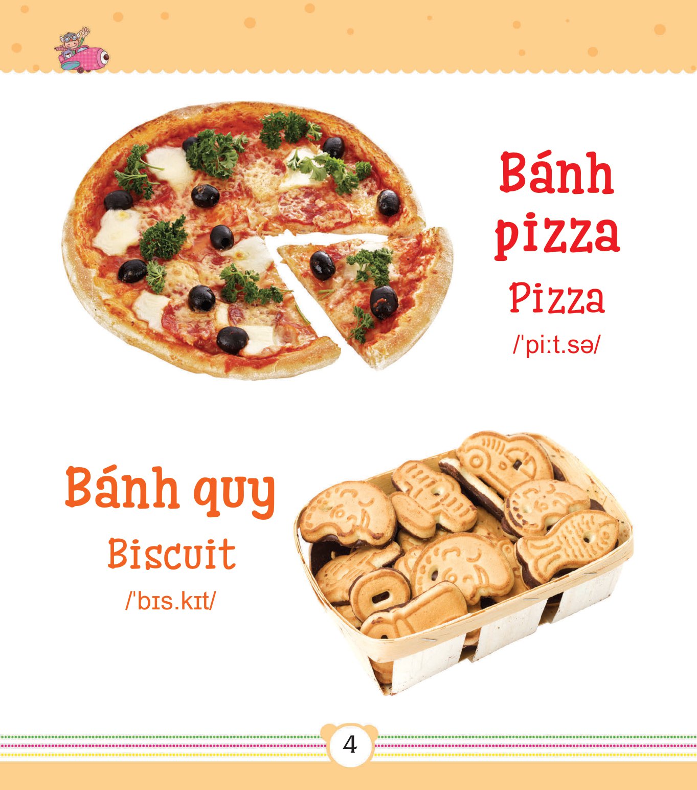 từ điển bằng tranh dành cho trẻ em - thức ăn - Ảnh 5