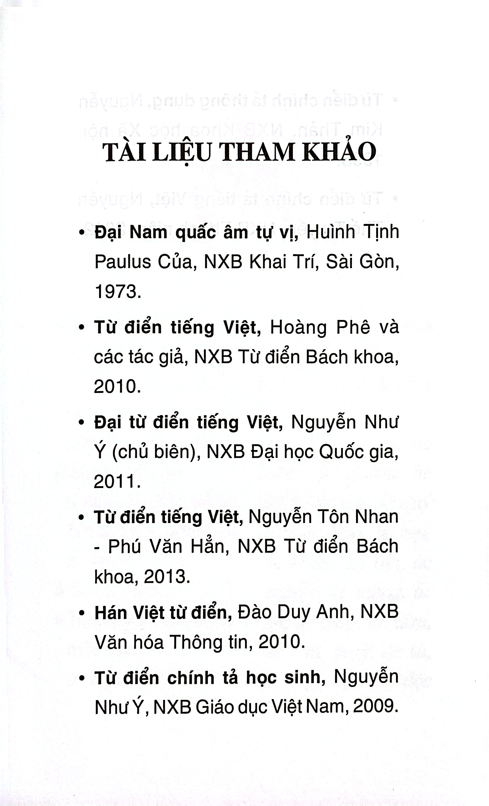 Từ Điển Chính Tả Tiếng Việt - Ảnh 4