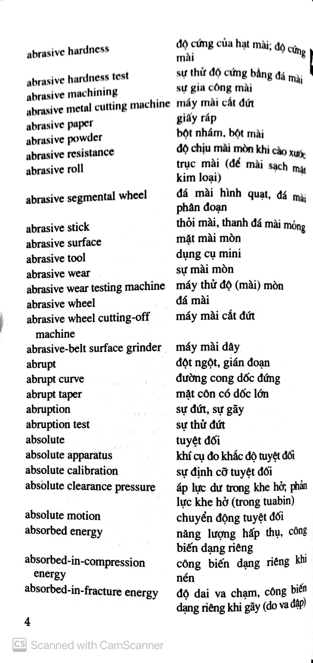 từ điển cơ khí và công trình anh - việt - Ảnh 4