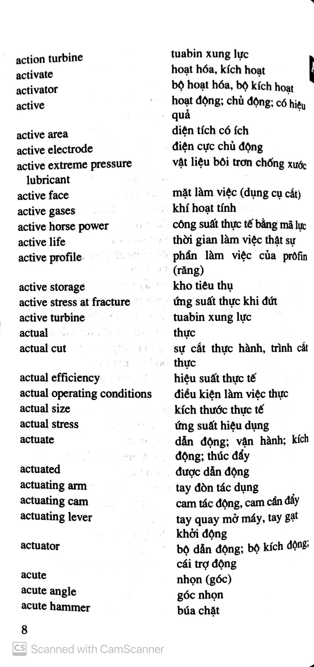 từ điển cơ khí và công trình anh - việt - Ảnh 8