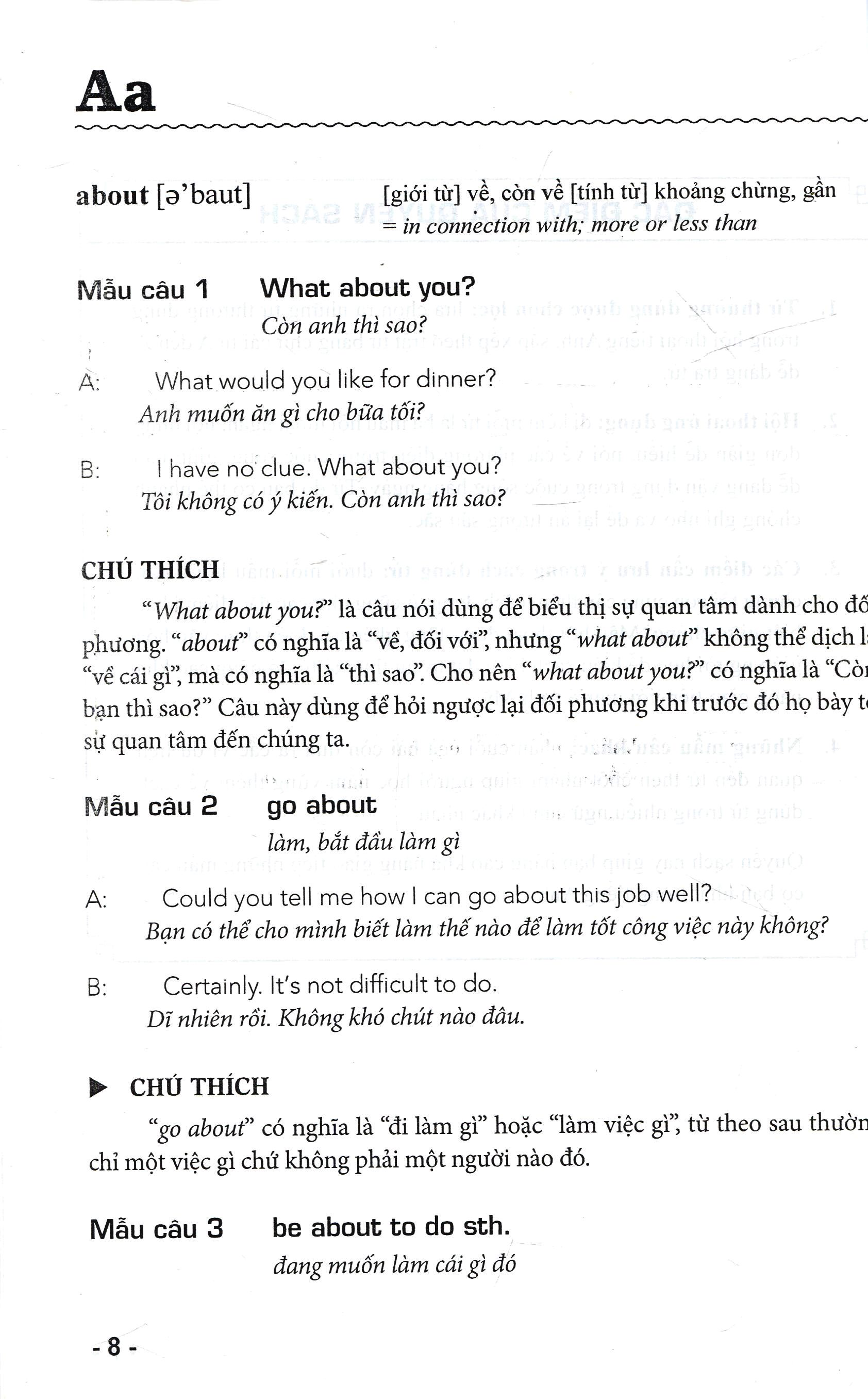 từ điển mẫu câu đàm thoại tiếng anh phổ biến - Ảnh 4