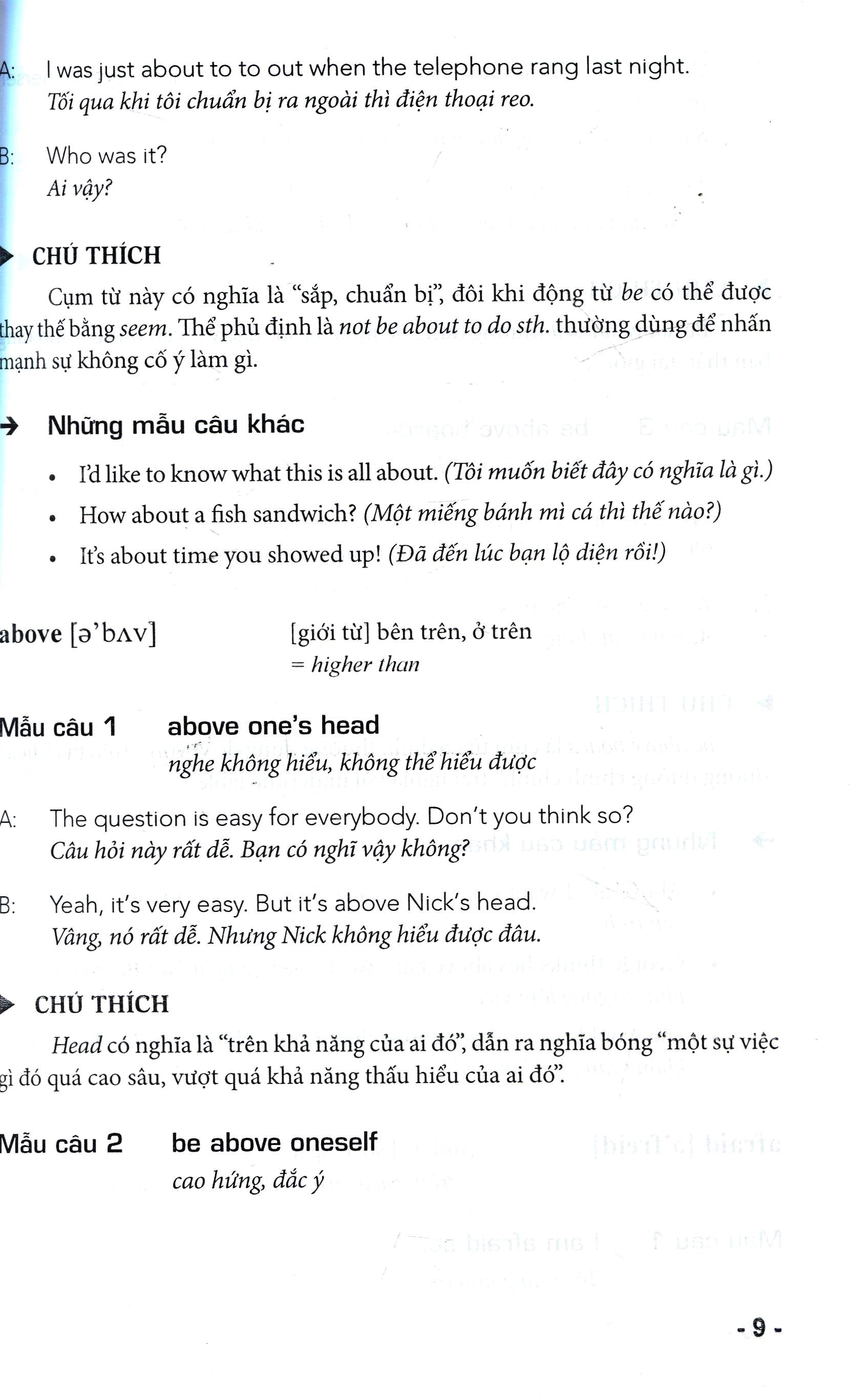từ điển mẫu câu đàm thoại tiếng anh phổ biến - Ảnh 5