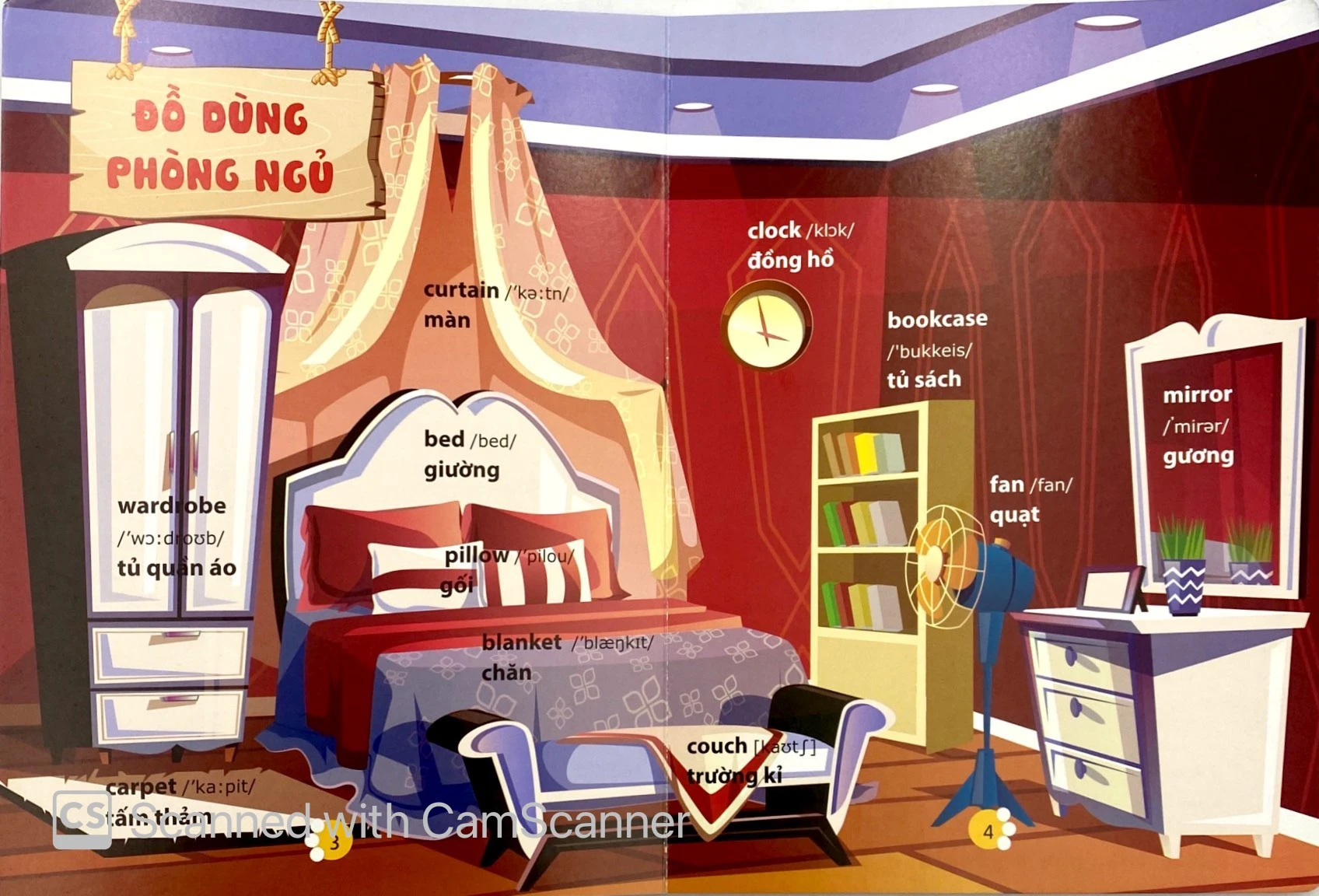 từ điển phát triển ngôn ngữ bằng hình dành cho trẻ mầm non - chủ đề: đồ dùng phòng khách,… - Ảnh 4