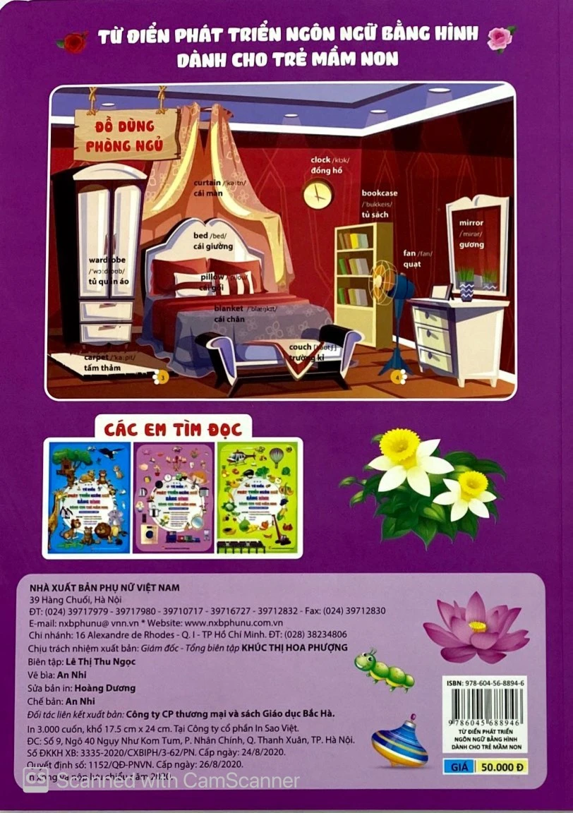từ điển phát triển ngôn ngữ bằng hình dành cho trẻ mầm non - chủ đề: đồ dùng phòng khách,… - Ảnh 7