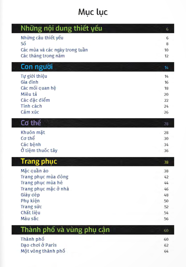 từ điển trực quan bỏ túi pháp - việt - Ảnh 3