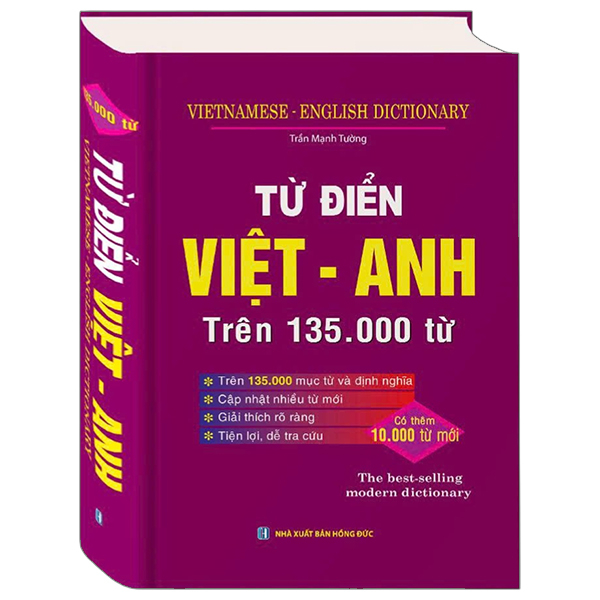 Từ Điển Việt-Anh Trên 135.000 Từ (Tái Bản 2026) - Bìa Cứng