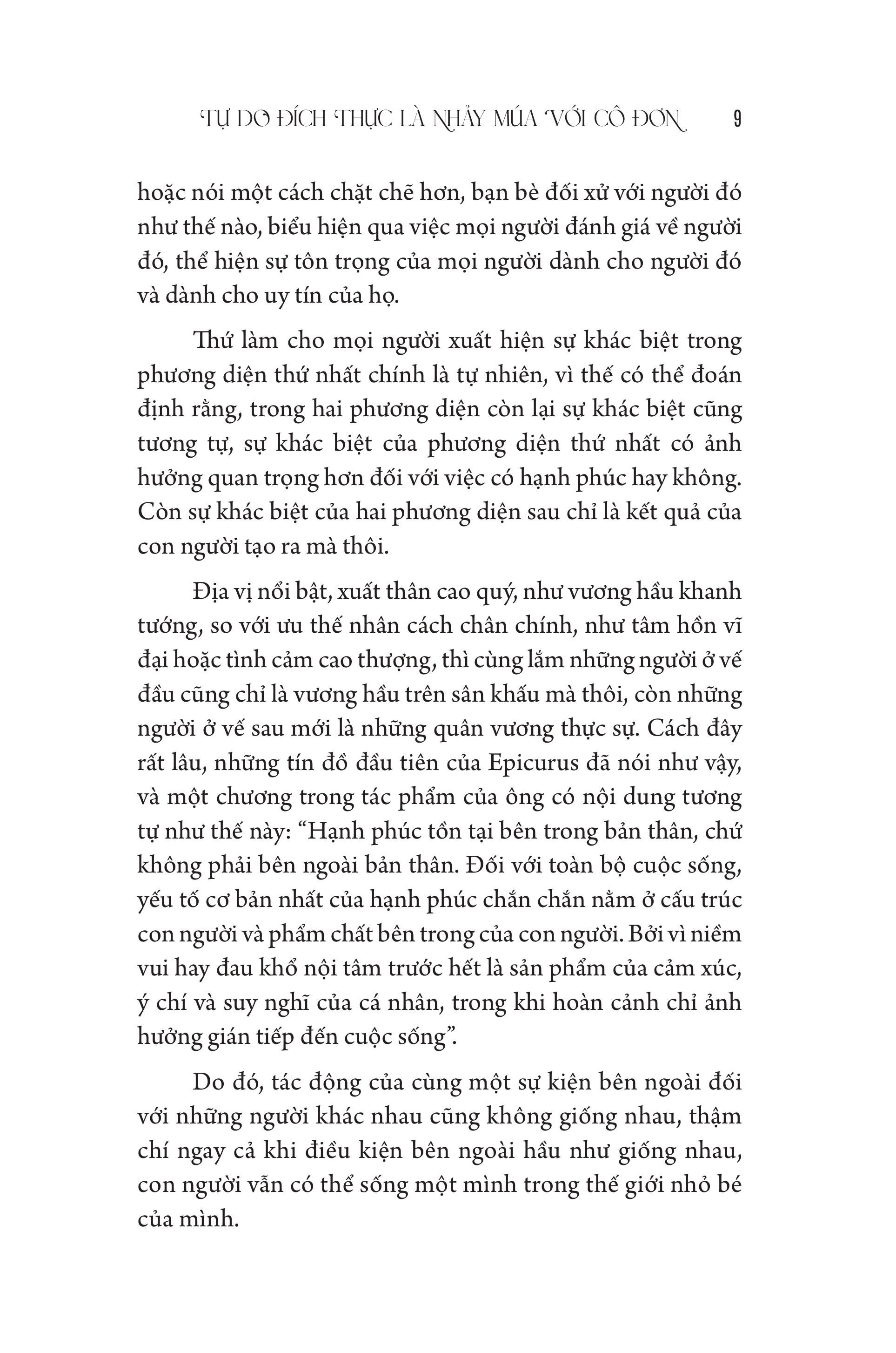 Tự Do Đích Thực - Là Nhảy Múa Với Cô Đơn - Ảnh 6