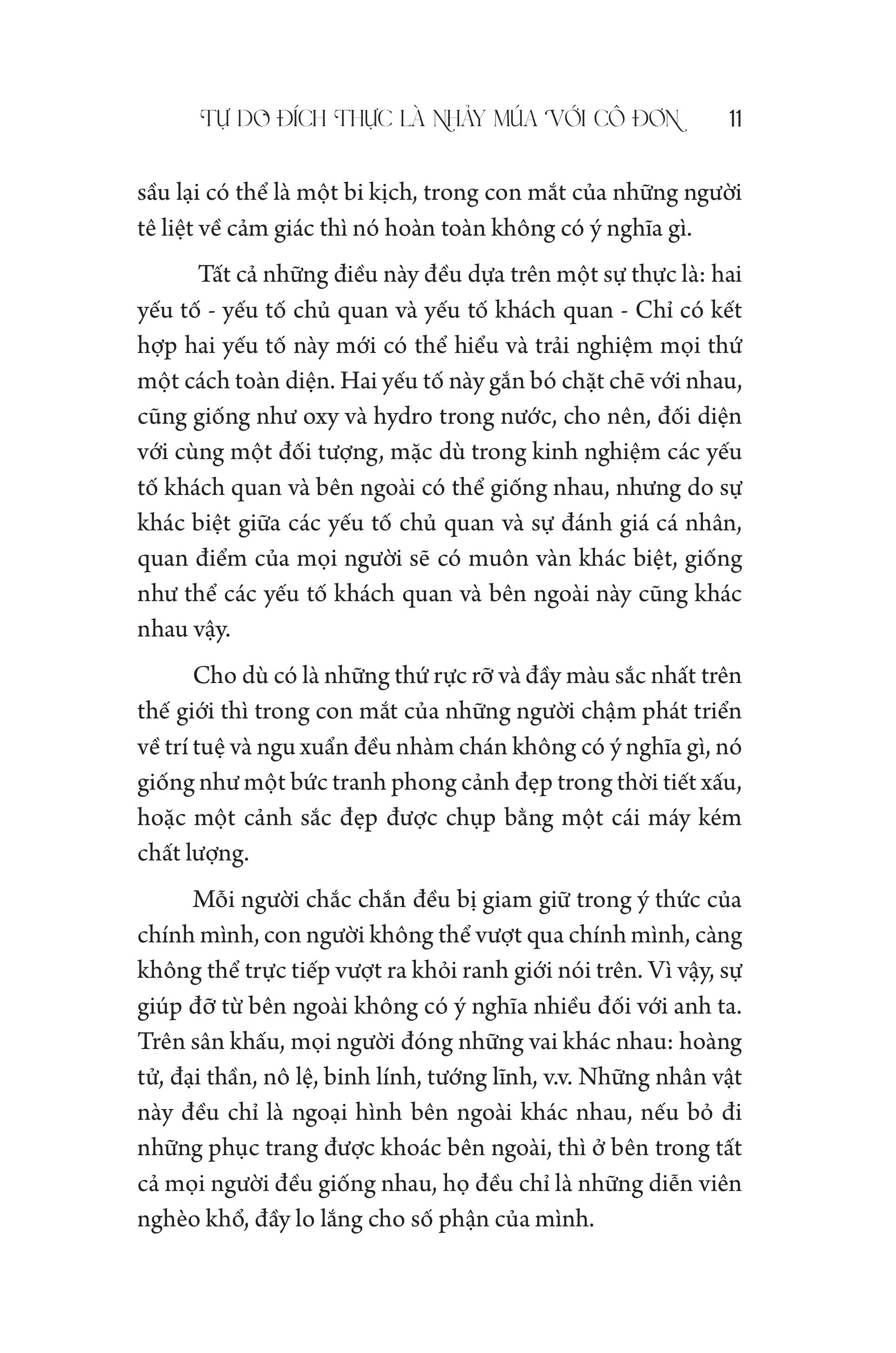 Tự Do Đích Thực - Là Nhảy Múa Với Cô Đơn - Ảnh 8