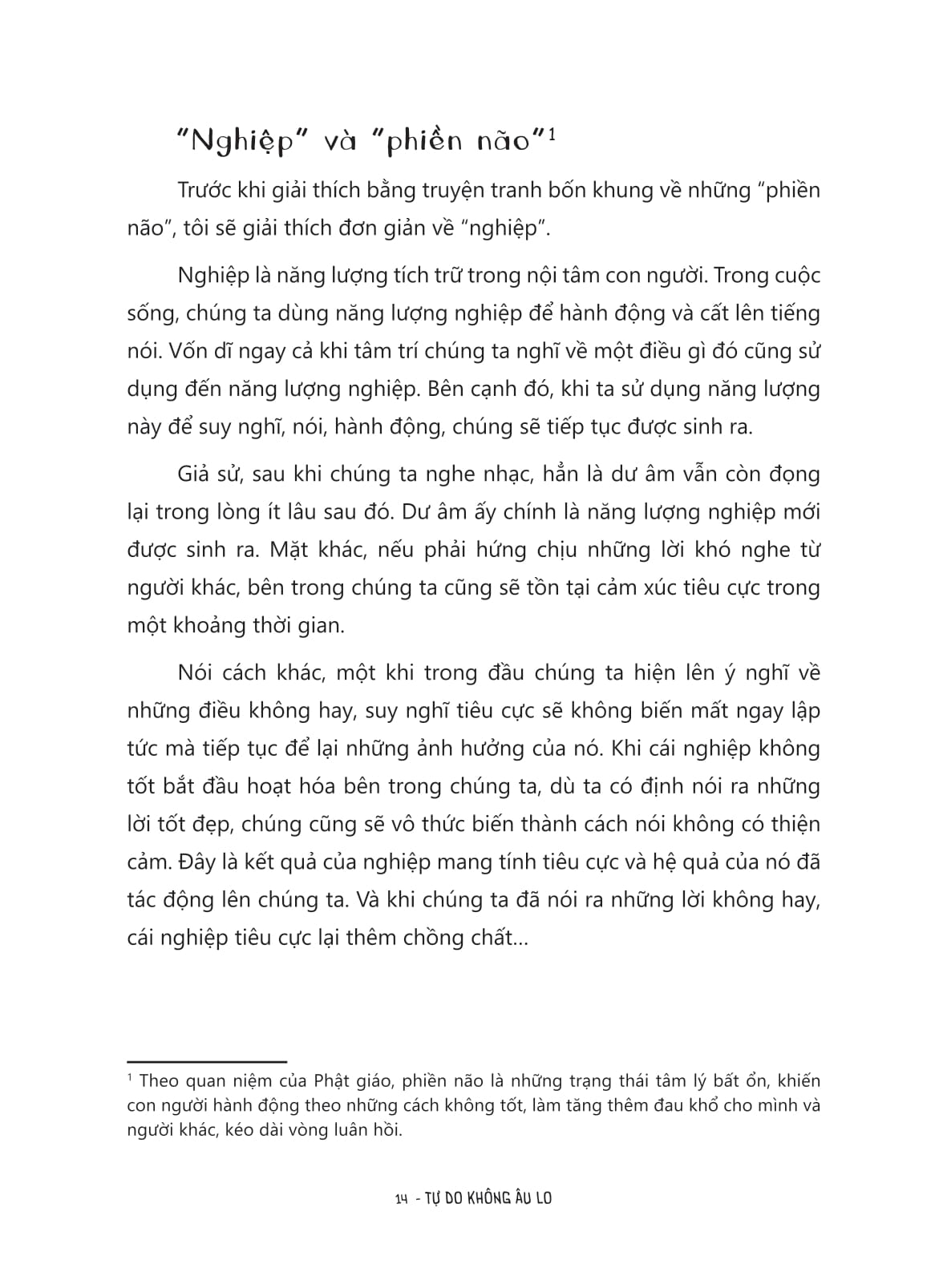 Tu Do Khong Au Lo - Nhap Mon "Thien Hoc" Bang Truyen Tranh - Ảnh 12